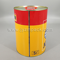 5 Liter flat top cans